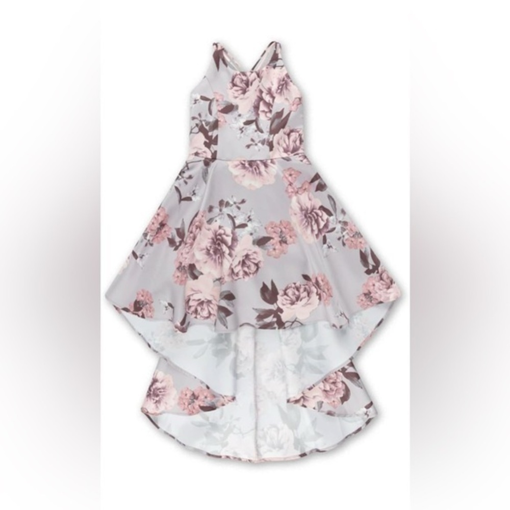 Speechless Girls'  Halter Neck High Low Party Dress